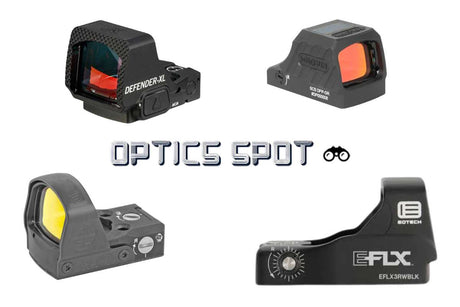 Optics compatible with Leupold Delta Point Pro footprint