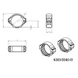 34mm anneaux de lunette | base picatinny monobloc avec leviers 