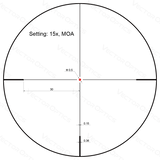 Vector Optics Forester 3-15x50SFP lunette de tir 